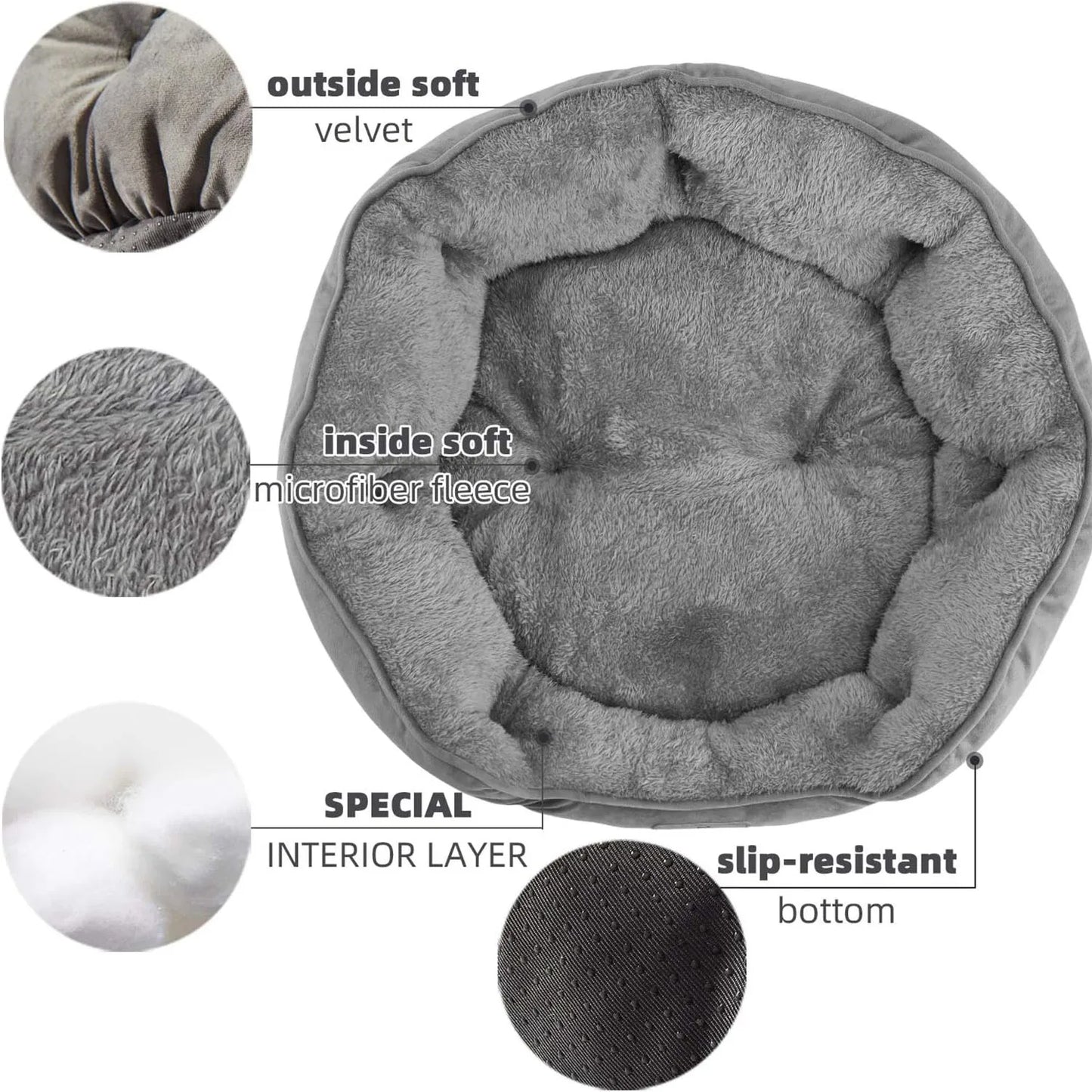 Soft Pet Bed for Dogs & Cats
