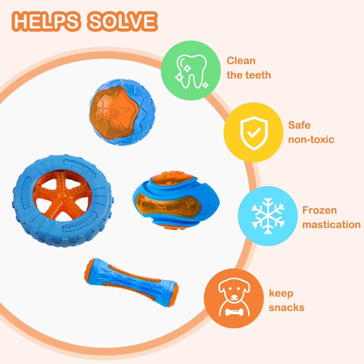 Interactive Dog Chew Toy